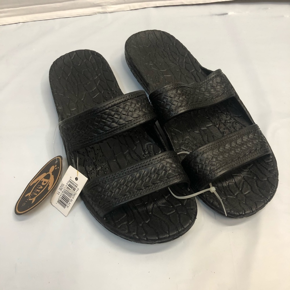 Women’s PALI HAWAII Black 2 Strap House Sandals